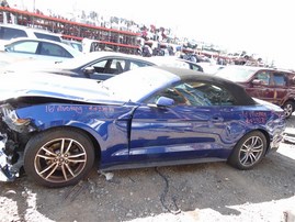 2016 Ford Mustang Blue Convertible 2.3L Turbo AT #F23279